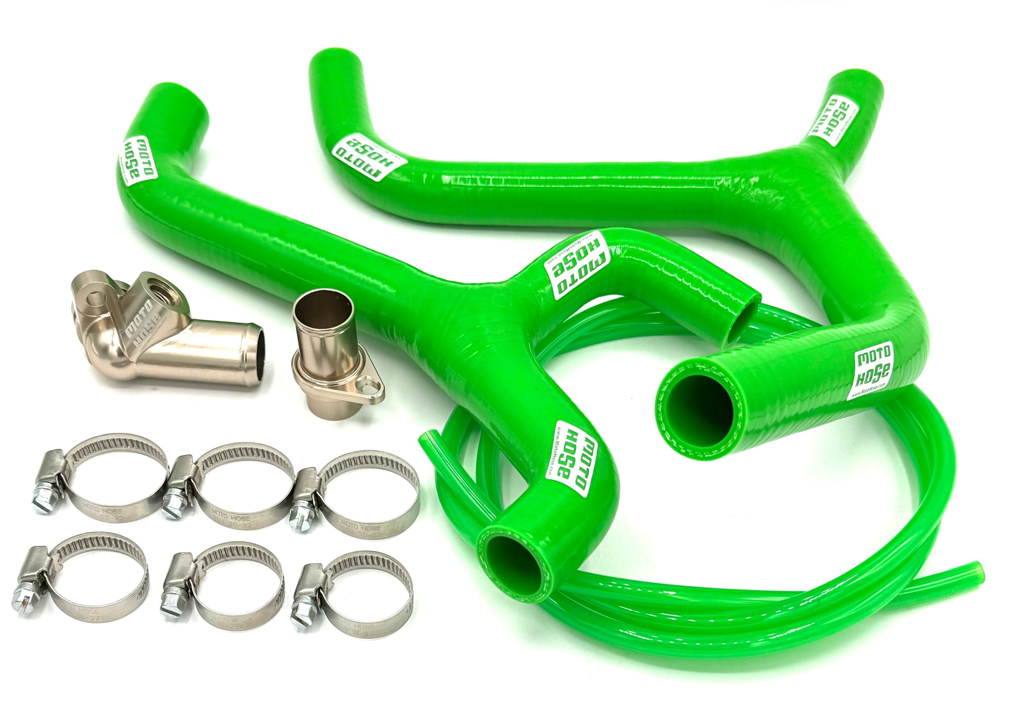 Kawasaki 2024 - 2025 KX450 KX450X WORKS Silicone Y Radiator Hose Kit.